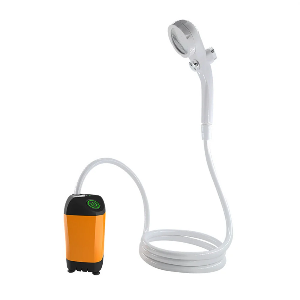 Portable Electric Shower Pump Outdoor Camping Shower IPX7 Waterproof with Digital Display for Camping Hiking Backpacking Travel (image for) Portable Electric Shower Pump Outdoor Camping Shower IPX7 Waterproof with Digital Display for Camping Hiking Backpacking Travel